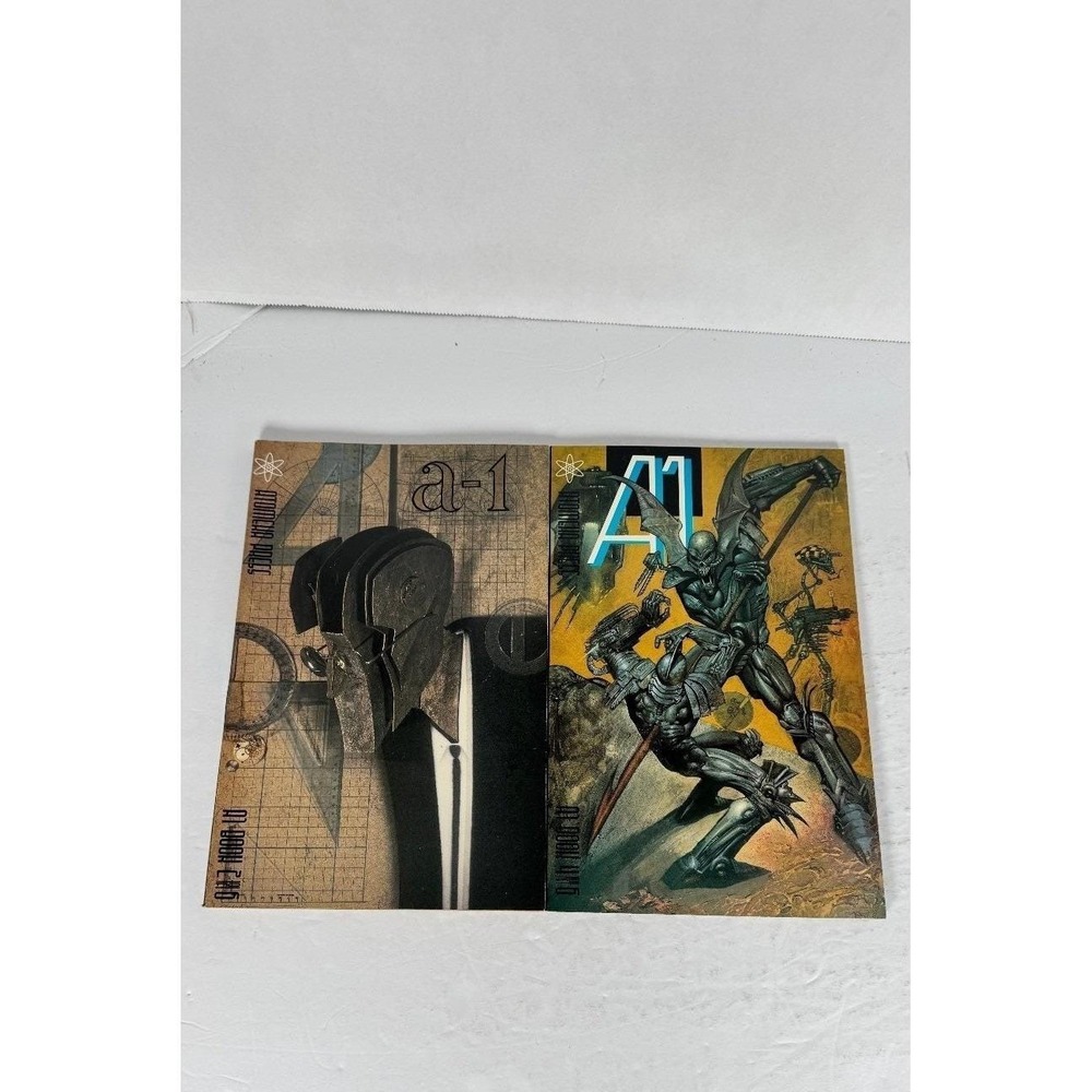 A1 Book Two + Book 4 Atomeka Press Dave Elliott Moebius Grendel Comic Lot 1990